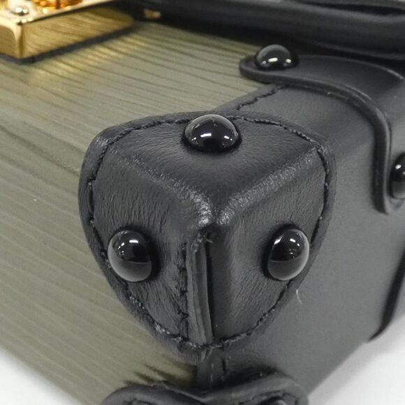 Louis Vuitton Trunk Khaki Leather Clutch Bag (Pre-Owned) - Picture 4 of 7